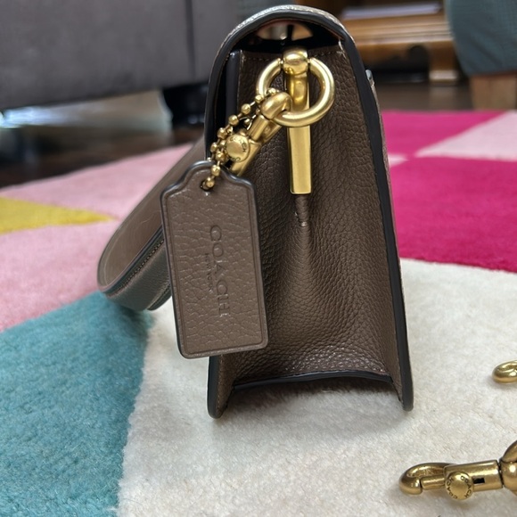 Coach Tabby 26 Dark Stone Brass Purse NWOT - Picture 4 of 17